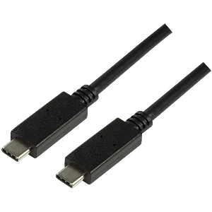 LOGILINK CU0128 USB-C 3.1 TO USB-C 3.1 GEN2 CABLE 0.5M BLACK