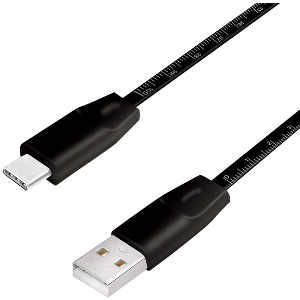 LOGILINK CU0157 USB 2.0 CABLE USB-C M TO USB AM METRIC PRINT CABLE 1M