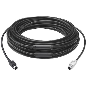 LOGITECH GROUP 15M EXTENDED CABLE FOR LARGE CONFERENCE ROOMS MINI-DIN-6