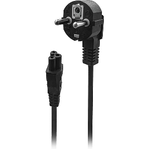 NOD PC5-2C ΚΑΛΩΔΙΟ ΤΡΟΦΟΔΟΣΙΑΣ SCHUKO ΑΡΣΕΝΙΚΟ ΓΩΝΙΑ - IEC-320-C5 ΘΗΛΥΚΟ, 2M