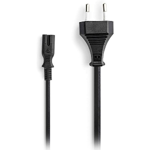 NOD PC7-2C ΚΑΛΩΔΙΟ ΤΡΟΦΟΔΟΣΙΑΣ EURO ΑΡΣΕΝΙΚΟ - IEC-320-C7 ΘΗΛΥΚΟ, 2M