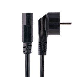 STARTECH 713E-1M-POWER-CORD 1M COMPUTER POWER CORD EU SCHUKO TO C13 BLACK