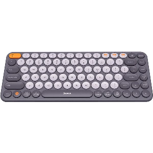 BASEUS K01A WIRELESS TRI-MODE KEYBOARD BLUETOOTH + 2.4GHZ FROSTED GRAY