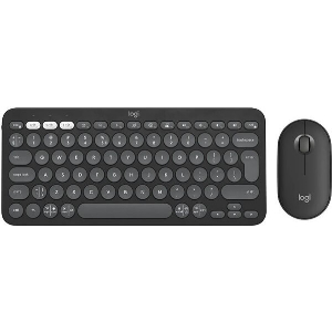 LOGITECH 920-012239 PEBBLE 2 COMBO WIRELESS BLUETOOTH KEYBOARD MOUSE GRAPHITE