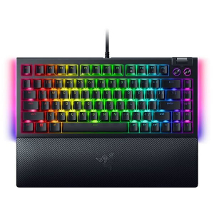 RAZER BLACKWIDOW V4 75% - MECHANICAL RGB GAMING KEYBOARD - HOT-SWAPPABLE - ORANGE TACTILE SWITCHES