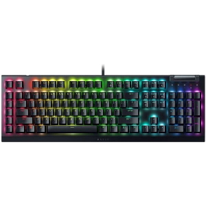 RAZER BLACKWIDOW V4 X FORTNITE + SKIN - RGB GAMING MECHANICAL KEYBOARD - MACRO KEYS - YELLOW LINEAR