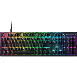 RAZER DEATHSTALKER V2 - LOW-PROFILE RGB GAMING KEYBOARD - CLICKY PURPLE - OPTICAL SWITCHES