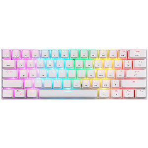 ΠΛΗΚΤΡΟΛΟΓΙΟ MOTOSPEED SK62 WHITE WIRELESS MECHANICAL KEYBOARD BLUE SWITCH