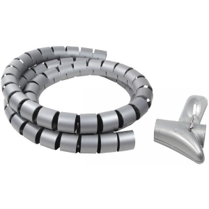 LOGILINK KAB0014 CABLE SPIRAL WRAPPING BAND 1.5M GRAY