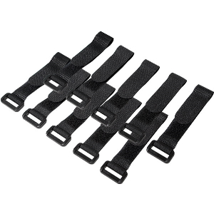LOGILINK KAB0056 WIRE STRAP 150X20MM 10PCS BLACK