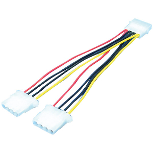 LOGILINK CP0001 INTERNAL Y POWER SUPPLY CABLE FOR 2X 5.25'' 0.2M