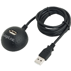 LOGILINK CU0013B USB 2.0 EXTENSION DOCKING STATION 1.5M BLACK