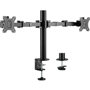 LOGILINK BP0106 DUAL MONITOR MOUNT STAND ADJUSTABLE ARM 17-32