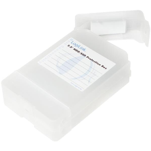 LOGILINK UA0277 HARD COVER PROTECTION BOX FOR 2X 2.5'' HDD WHITE