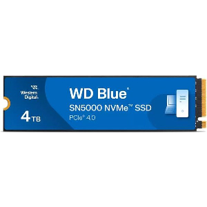 SSD WESTERN DIGITAL BLUE SN5000 4TB NVME M.2 PCIE GEN4 X4 WDS100T4B0E