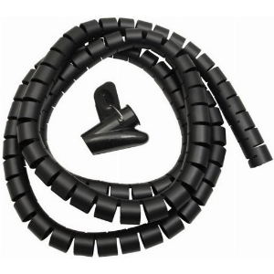 MACLEAN MCTV-676B CABLE ORGANISER COVER 25MM 2M BLACK