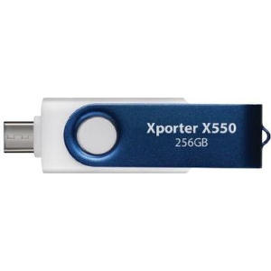 PATRIOT XPORTER X550 256GB USB 3.2 FLASH DRIVE DUAL INTERFACE TYPE-A & TYPE-C PS256GX550AAD