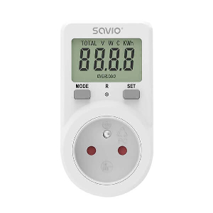 SAVIO AE-02 WATT METER WITH LCD DISPLAY