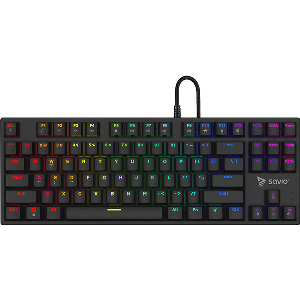 SAVIO TEMPEST X2 RGB MECHANICAL KEYBOARD OUTEMU BROWN