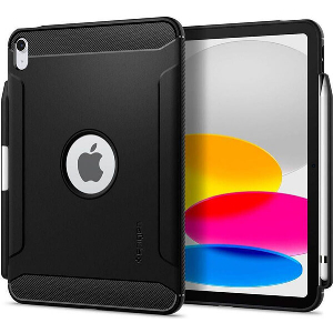 SPIGEN IPAD 10.9 (2022) CASE RUGGED ARMOR BLACK