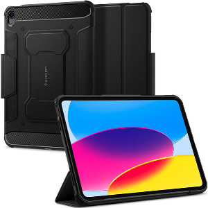 SPIGEN RUGGED ARMOR PRO BLACK IPAD 10.9'' 2022
