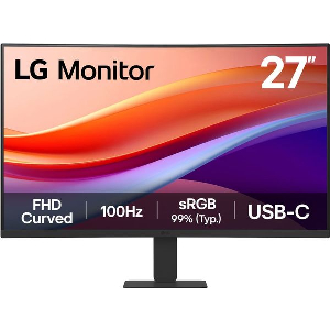 ΟΘΟΝΗ LG 27U421A-B 27'' FULL HD CURVED 100HZ BLACK