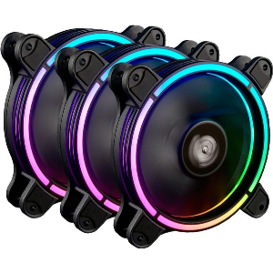 ΑΝΕΜΙΣΤΗΡΑΚΙ ENERMAX T.B. RGB AD BLACK 120MM - 3 ΤΕΜ