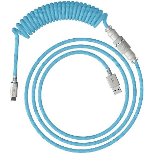 ΚΑΛΩΔΙΟ ΠΛΗΚΤΡΟΛΟΓΙΟΥ HYPERX USB-C COILED CABLE LIGHT BLUE (6J680AA)