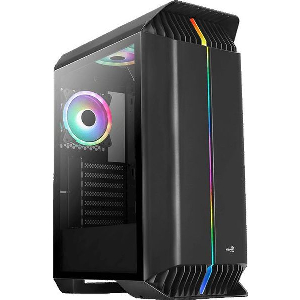 CASE AEROCOOL GLADIATOR DUO-G-BK MIDI TOWER WINDOW BLACK