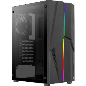 CASE AEROCOOL MECHA V1 MIDI TOWER TEMPERED GLASS BLACK