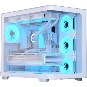 CASE AEROCOOL P500C-G-WH-V1 MIDI TOWER TEMPERED GLASS WHITE