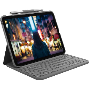LOGITECH 920-009480 SLIM FOLIO FOR IPAD (7TH, 8TH AND 9TH GEN) GRAPHITE