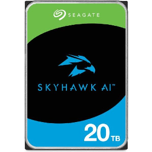 HDD SEAGATE ST24000VE002 SKYHAWK AI SURVEILLANCE 24TB 7200 RPM 512 CACHE 3.5'' SATA3