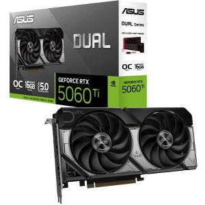 VGA ASUS DUAL -RTX5060TI-O16G NVIDIA GEFORCE RTX 5060 TI 16GB GDDR7 RETAIL