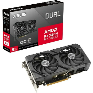 VGA ASUS DUAL RX7600-O8G-EVO AMD RADEON RX 7600 8 GB GDDR6