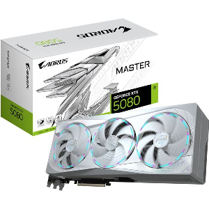 VGA GIGABYTE GEFORCE RTX 5080 AORUS MASTER ICE 16GB GDDR7