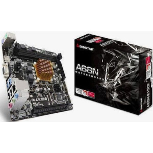 ΜΗΤΡΙΚΗ BIOSTAR A68N-2100K +ONBOARD CPU AMD E1-6010 DDR3 MINI ITX
