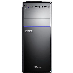 ALCATROZ PC CASE WITH PSU 450W FUTURA BLACK N1000 BLUE FUTURA1000BL