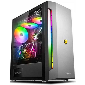 ARMAGGEDDON ATX GAMING PC CASE WITH RGB LIGHT TESSARAXX CORE 11 BLACK CORE11B