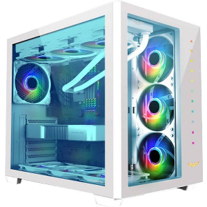 ARMAGGEDDON GAMING PC CASE FULL ATX TESSARAXX CORE 12 AIR WHITE CORE12AIRW