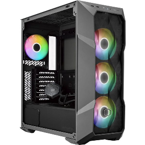 CASE COOLER MASTER TD500 MAX ATX TEMPERED GLASS WITH PSU GX2 850 GOLD GUN METAL