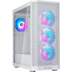CASE SILVERSTONE FARA 514X WHITE TEMPERED GLASS SST-FA514X-WG