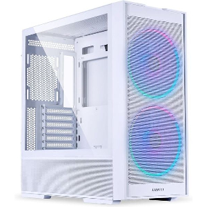 LIAN LI LANCOOL 206 WHITE - ATX PC CASE W. 2 X FRONT 160 PWM FANS ARGB