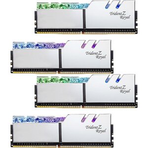 RAM G.SKILL F4-3600C16Q-32GTRSC 32GB (4X8GB) DDR4 3600MHZ TRIDENT Z ROYAL SILVER QUAD KIT