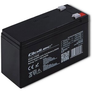 QOLTEC 53030 AGM BATTERY 12V 7AH MAX 105A