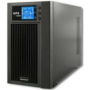 QOLTEC 53043 UPS ON-LINE PURE SINE WAVE 3KVA 2.4KW LCD USB