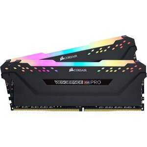 RAM CORSAIR CMW16GX4M2D3600C16 VENGEANCE RGB PRO BLACK 16GB (2X8GB) DDR4 3600MHZ DUAL KIT