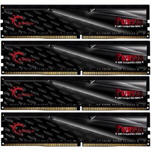 RAM G.SKILL F4-2400C15Q-64GFT 64GB (4X16GB) DDR4 2400MHZ FORTIS (FOR AMD) QUAD KIT