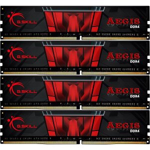 RAM G.SKILL F4-3200C16Q-32GIS 32GB (4X8GB) DDR4 3200MHZ AEGIS QUAD CHANNEL KIT