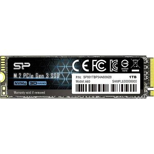 SSD SILICON POWER SP001TBP34A60M28 ACE A60 1TB NVME PCIE GEN 3.0 X 4 M.2 2280